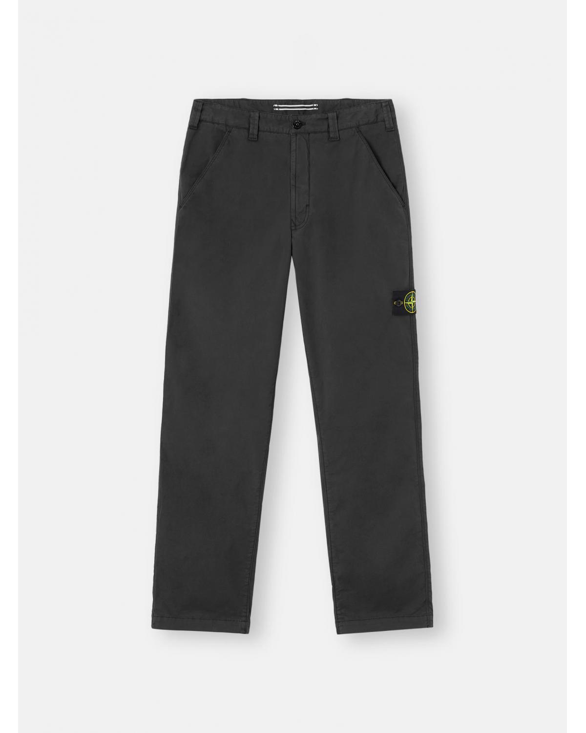 PANTALON 3100035 0062  GRIS STRETCH ORGANIC COTTON TWILL