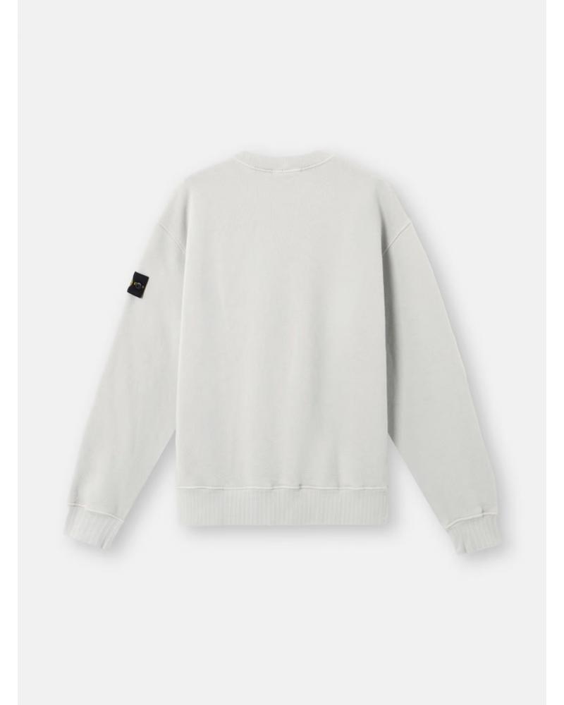 SWEAT STONE ISLAND 6100021 0061 GRIS CLAIRHEAVY FLEECE 53% ORGANIC COTTON (2)