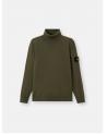 PULL COL ROULÉ STONE ISLAND  5100025  S00C4 0054 VERT MILITAIRE
