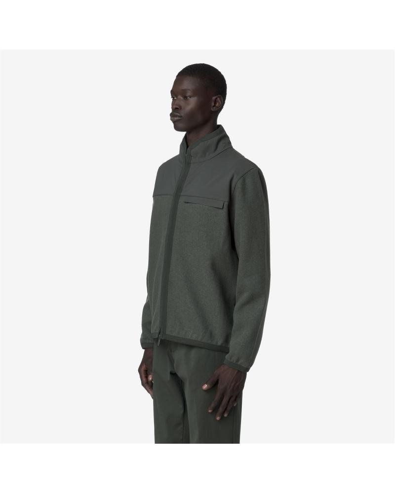 BLOUSON K-WAY  NOYERS NYLON MIX KAKI BLOUSON K-WAY  NOYERS NYLON MIX KAKI