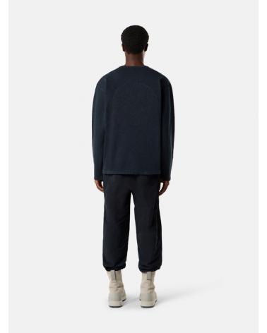  TEE SHIRT manches longues lVANISÉ COTTON JERSEY ‘OLD’ EFFECTSTONE ISLAND 2100017  0020 MARINE