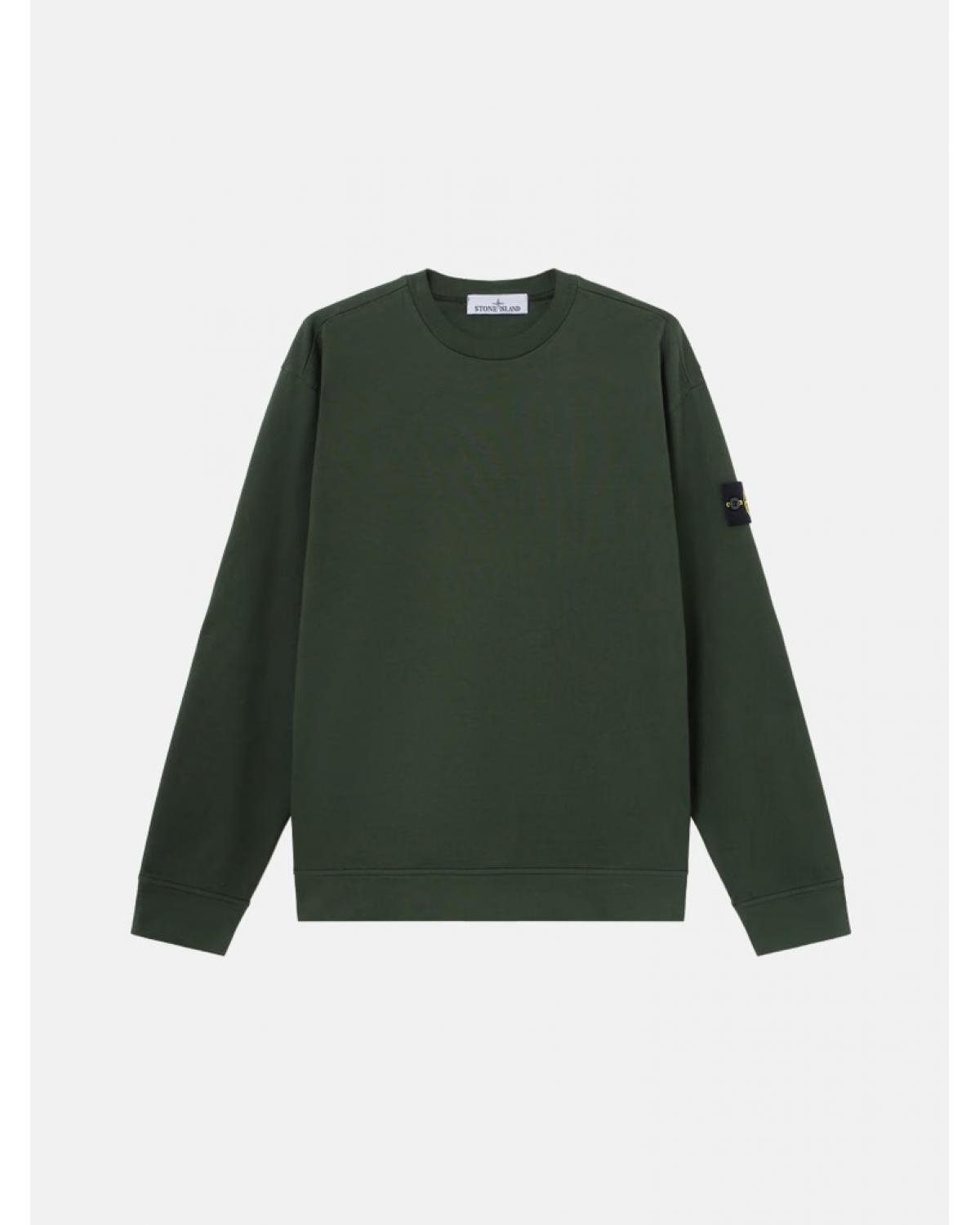 SWEAT STONE ISLAND 6100075 05E  JUNIPER VERT