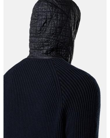 CARDIGAN STONE ISLAND MIXED FABRIC VANISÉ 510032 0026 MARINE