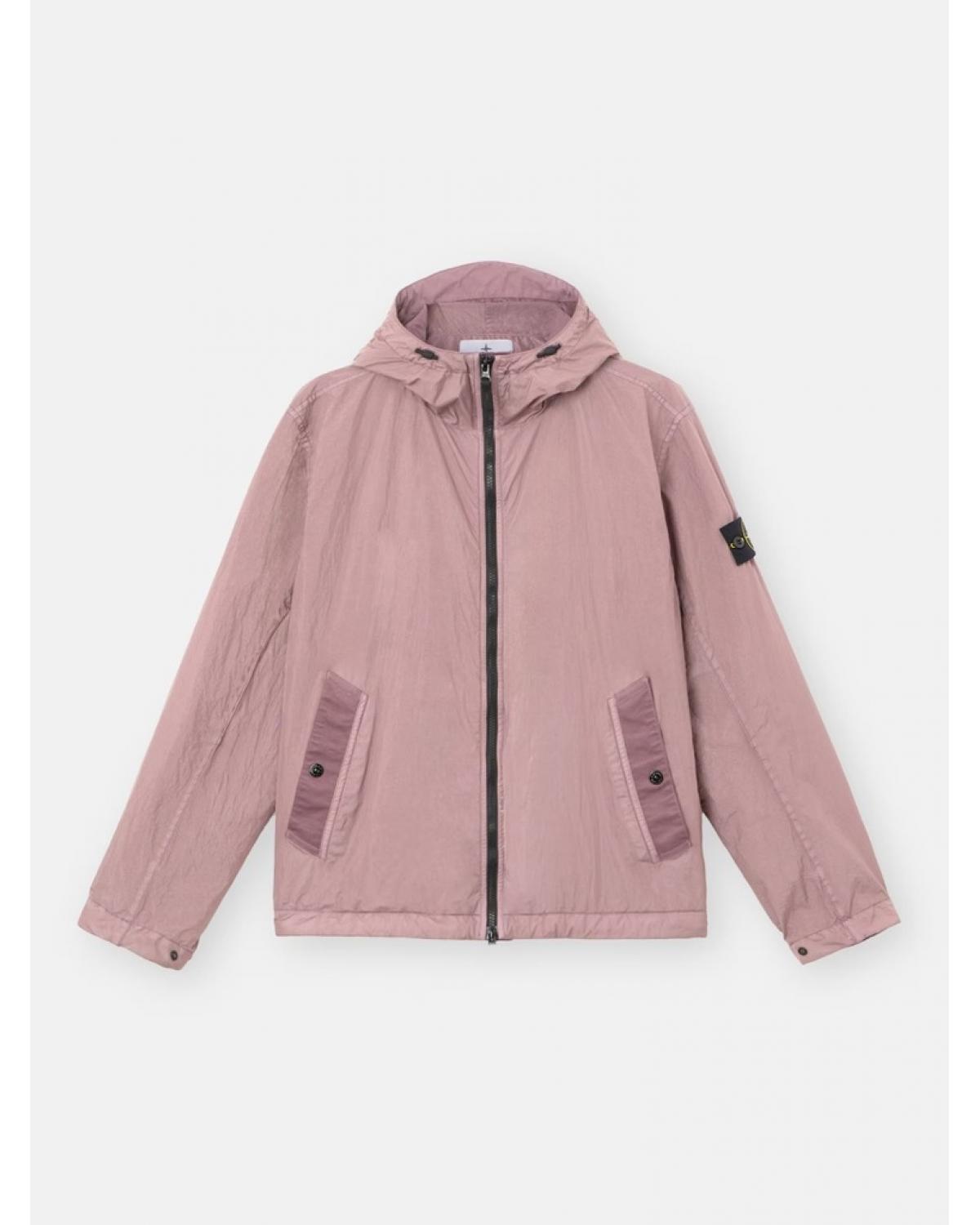 BLOUSON STONE ISLAND 410000 008F CRINKLE REPS NY PURPLE GREY  VIOLET