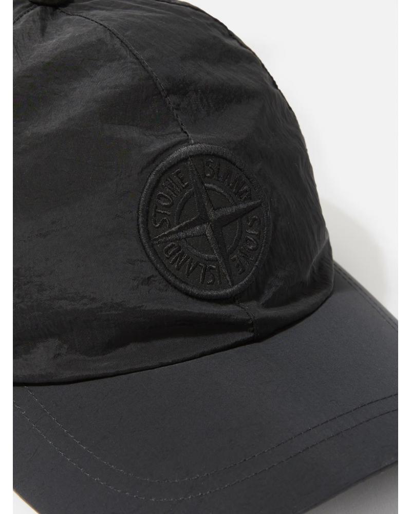 CASQUETTE STONE ISLAND NYLON METAL 91000 0029 NOIR