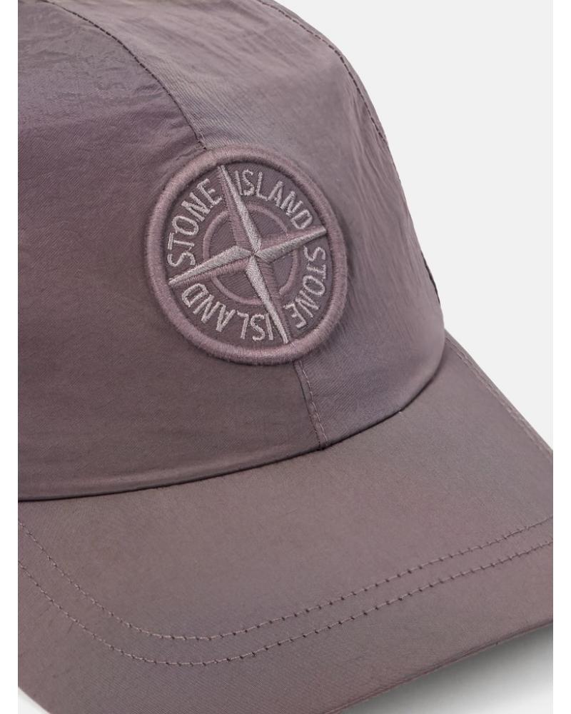 CASQUETTE STONE ISLAND NYLON METAL 91000 008F VIOLET