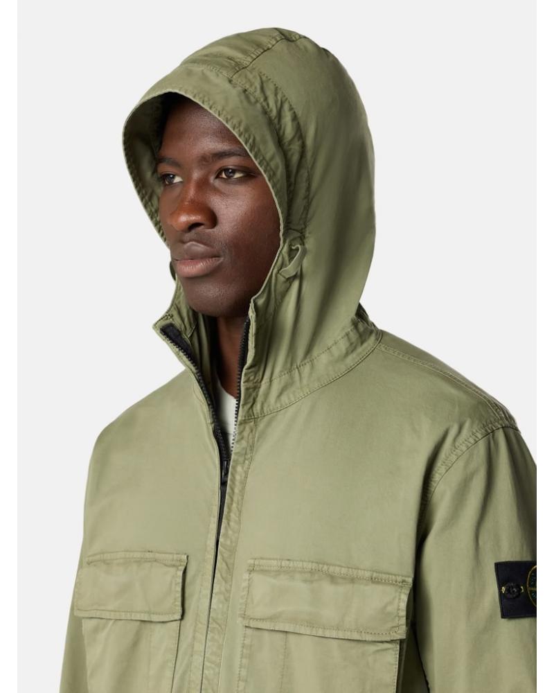 JACKET STONE ISLAND 4100077 005G VERT MILITAIRE