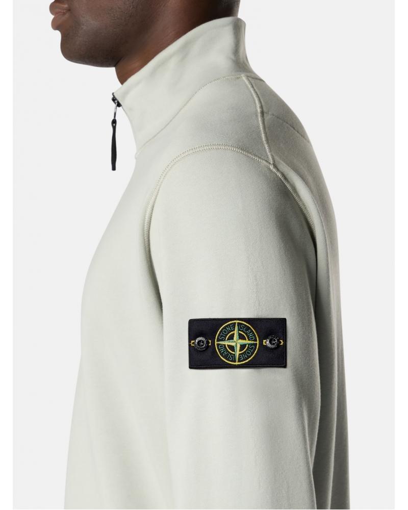 SWEAT  STONE ISLAND POLO DEMI ZIP 6100070 0055 VERT 
