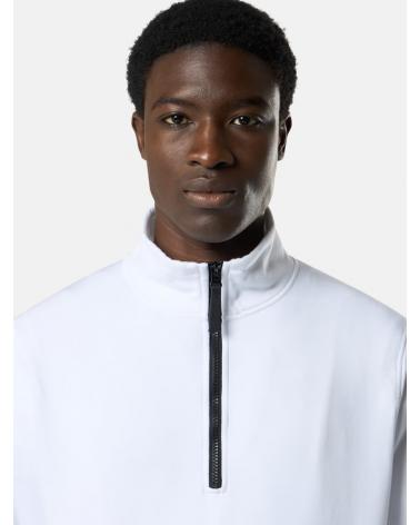 SWEAT  STONE ISLAND POLO DEMI ZIP 6100070 0093 IVOIRE