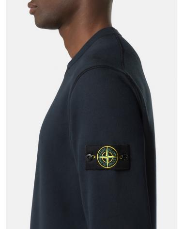 SWEAT STONE ISLAND 6100060 0020 MARINE ORGANIC COTTON FLEECE  610051 BLANC (1)
