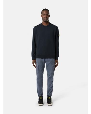 SWEAT STONE ISLAND 6100060 0020 MARINE ORGANIC COTTON FLEECE  610051 BLANC (1)