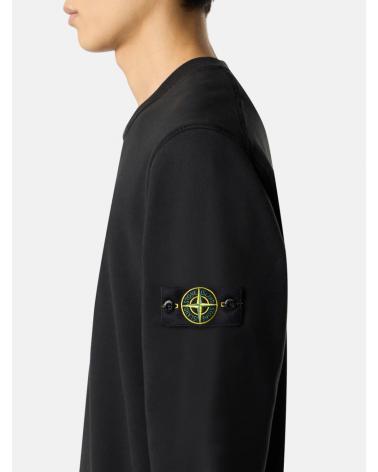 SWEAT STONE ISLAND 6100060 ORGANIC COTTON FLEECE  610051 NOIR