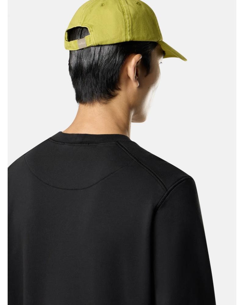 SWEAT STONE ISLAND 6100060 ORGANIC COTTON FLEECE  610051 NOIR