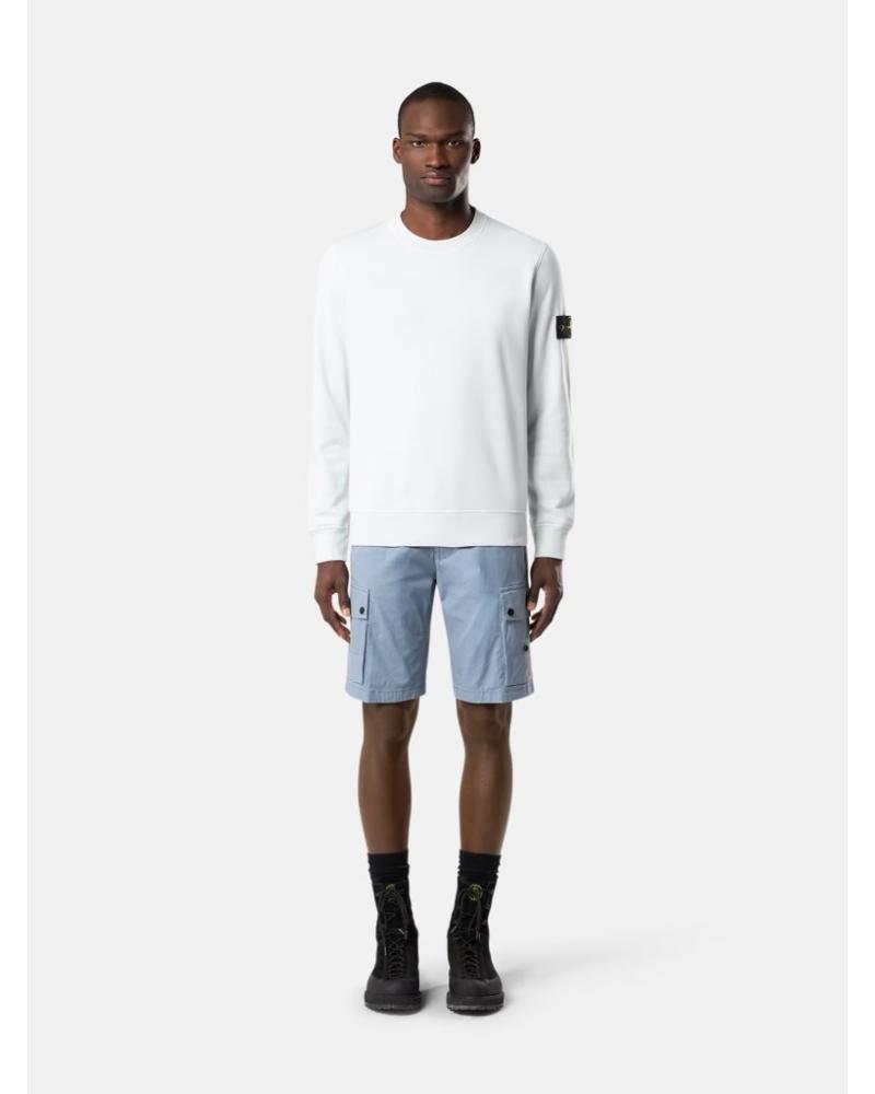 SWEAT STONE ISLAND 6100060 0041 ORGANIC COTTON FLEECE  610051 CIEL