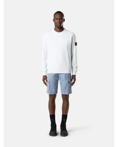 SWEAT STONE ISLAND 6100060 0041 ORGANIC COTTON FLEECE  610051 CIEL