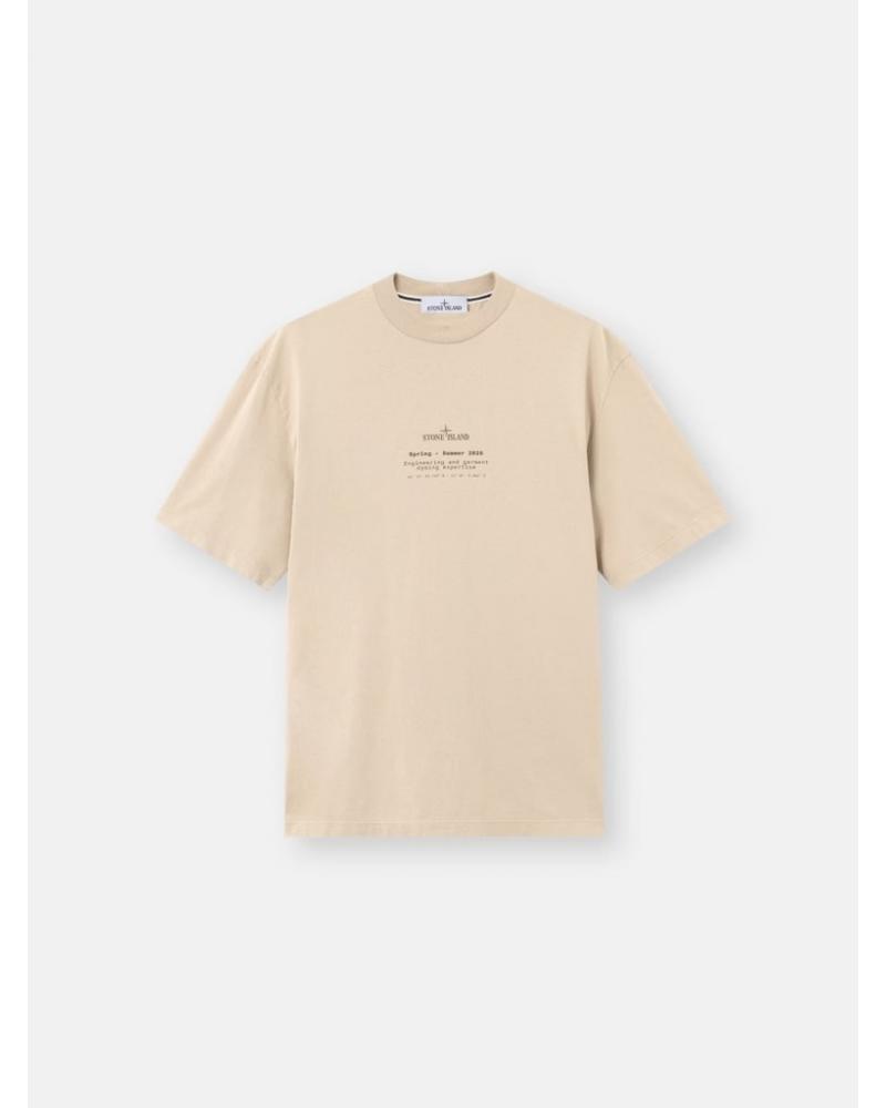 TEE SHIRT STONE ISLAND 21000 S085 009A DESERT BEIGE