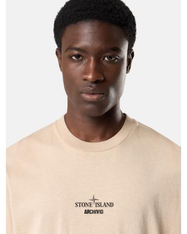 TEE SHIRT STONE ISLAND 2100023 S091 009A BEIGE
