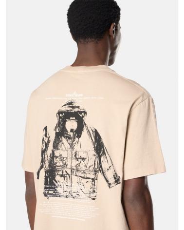 TEE SHIRT STONE ISLAND 2100023 S091 009A BEIGE