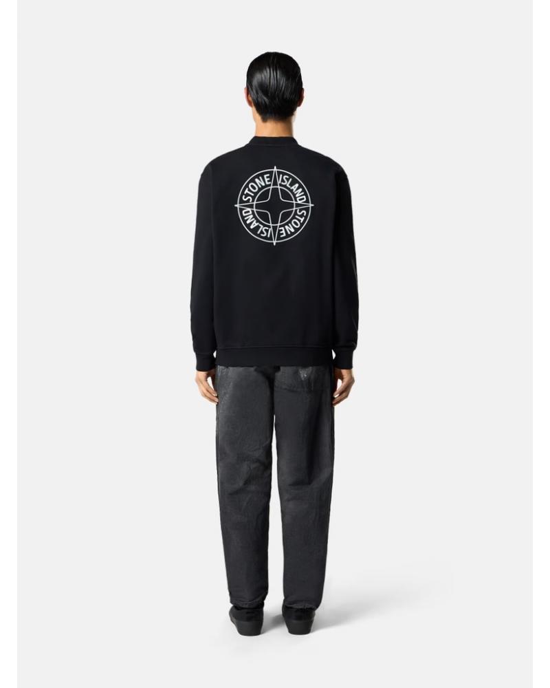  SWEAT STONE ISLAND  61000-01 0029 IMPRIME Outline Compass »NOIR