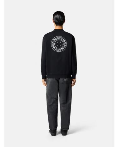  SWEAT STONE ISLAND  61000-01 0029 IMPRIME Outline Compass »NOIR