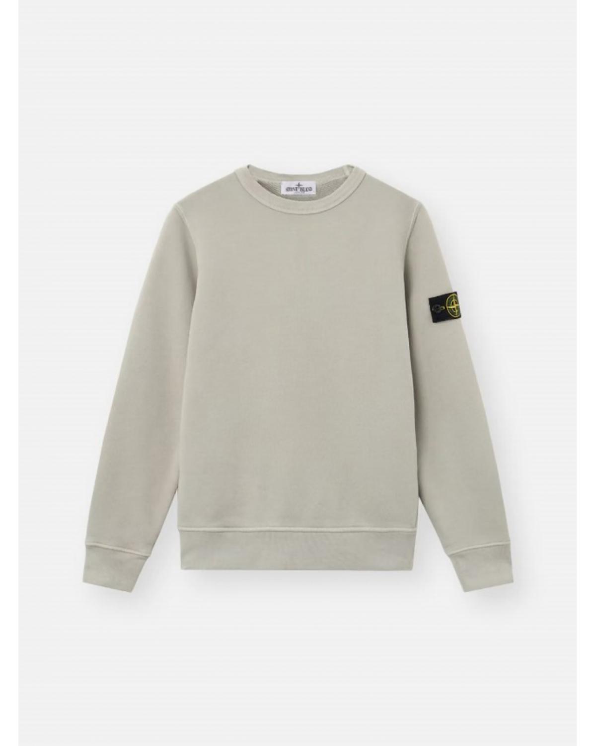SWEAT STONE ISLAND 6100019 0041 GRIS CLAIR