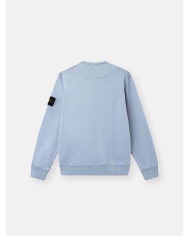 SWEAT STONE ISLAND 6100060 0024  ORGANIC COTTON FLEECE  610051 BLEU 