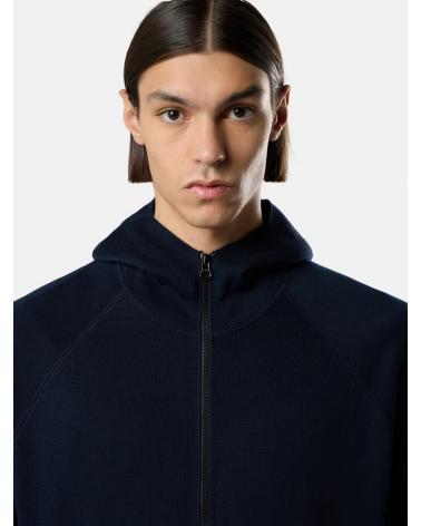 GILET HOODIE ZIPPÈ  5100046 S0N13 0020  MARINE