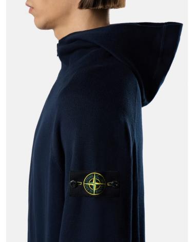 GILET HOODIE ZIPPÈ  5100046 S0N13 0020  MARINE