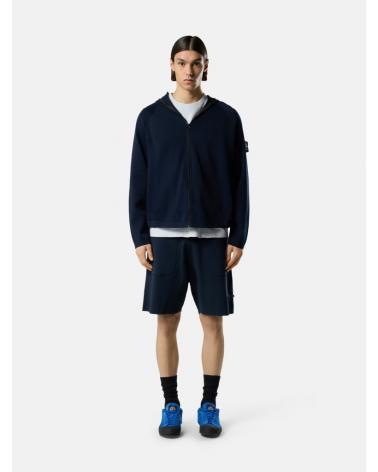 GILET HOODIE ZIPPÈ  5100046 S0N13 0020  MARINE