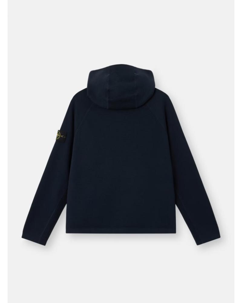 GILET HOODIE ZIPPÈ  5100046 S0N13 0020  MARINE