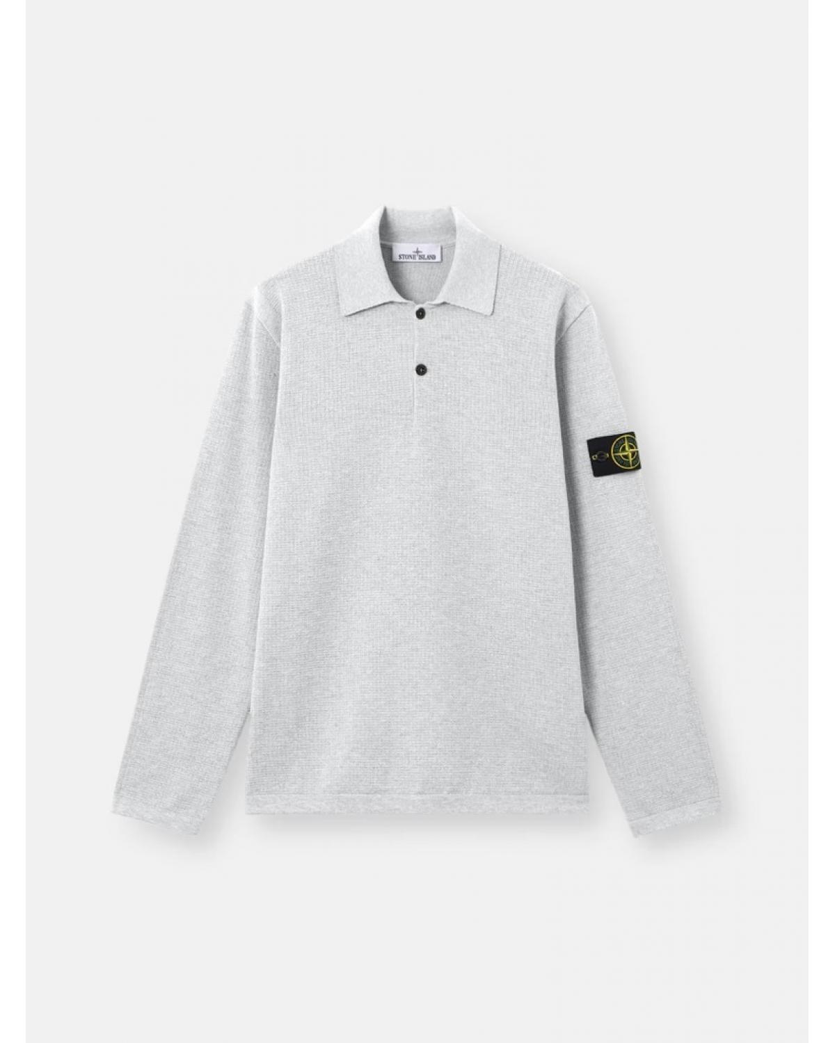 PULL POLO STONE ISLAND 5100024 0M61 GRIS 