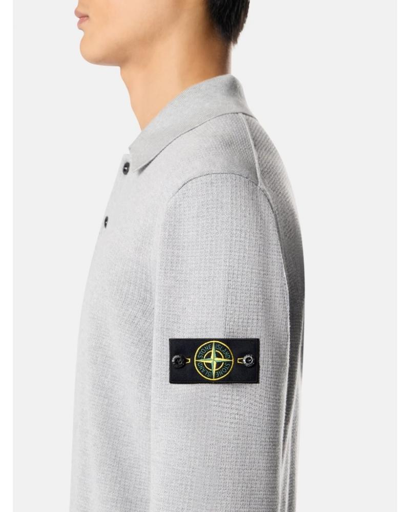 PULL POLO STONE ISLAND 5100024 0M61 GRIS 