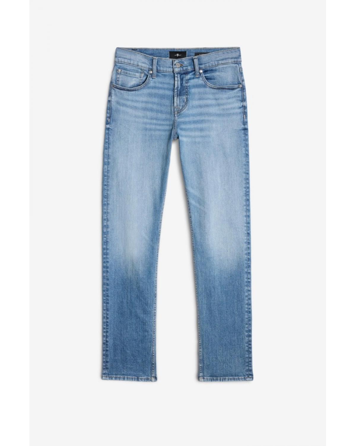 JEAN 7 ALL FOR MANKIND SLIMMY RAINCLOUD DENIM CLAIR