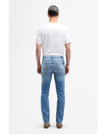 JEAN 7 ALL FOR MANKIND SLIMMY RAINCLOUD DENIM CLAIR