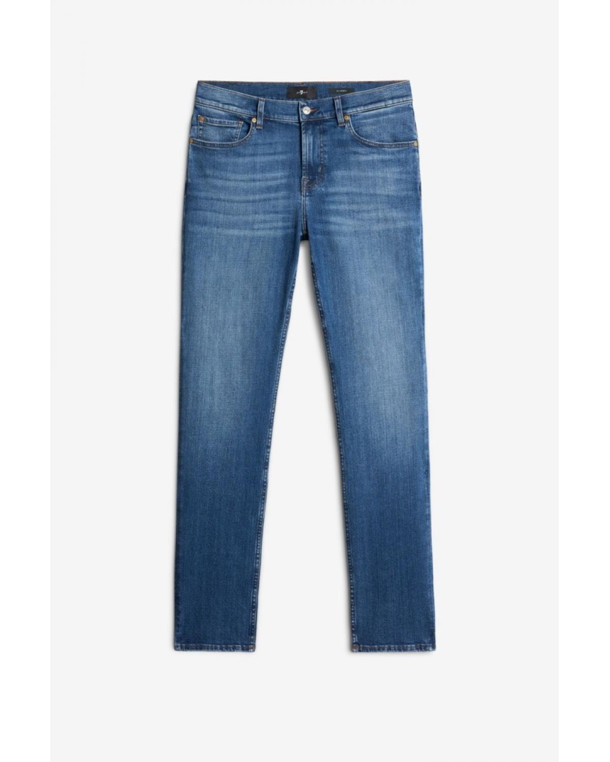JEAN 7 ALL FOR MANKIND SLIMMY  MID BLUE