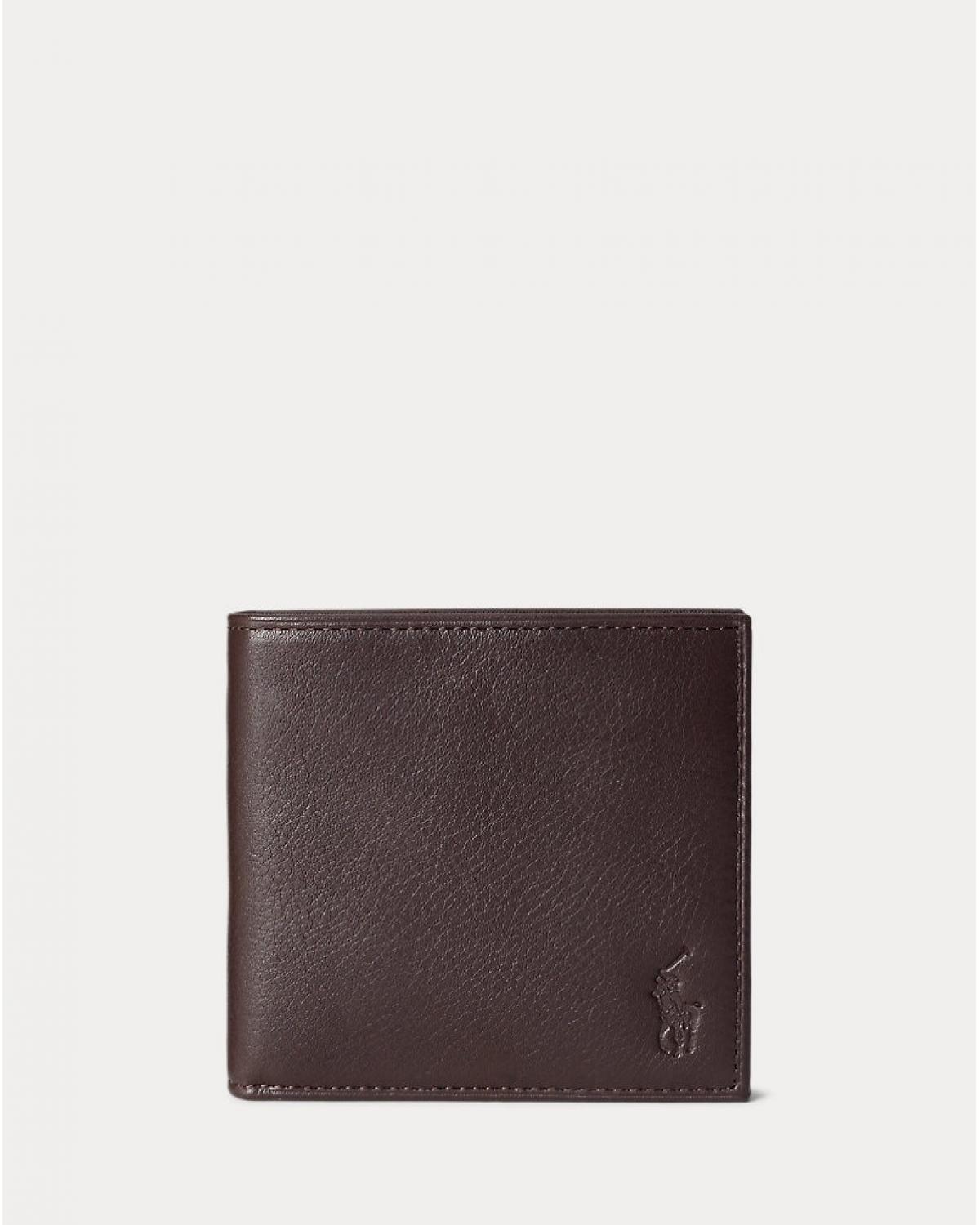 PORTEFEUILLE RALPH LAUREN MARRON