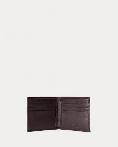 PORTEFEUILLE RALPH LAUREN MARRON