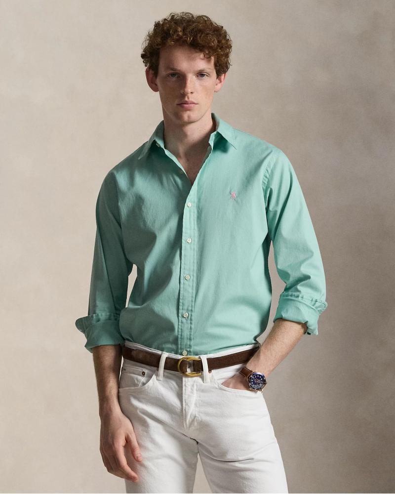 CHEMISE RALPH LAUREN VERTE