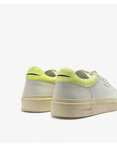 BASKET  GHOUD PADS SC02 BRUSHED  BLANC/JAUNE