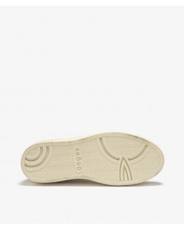 BASKET  GHOUD PADS SC02 BRUSHED  BLANC/JAUNE