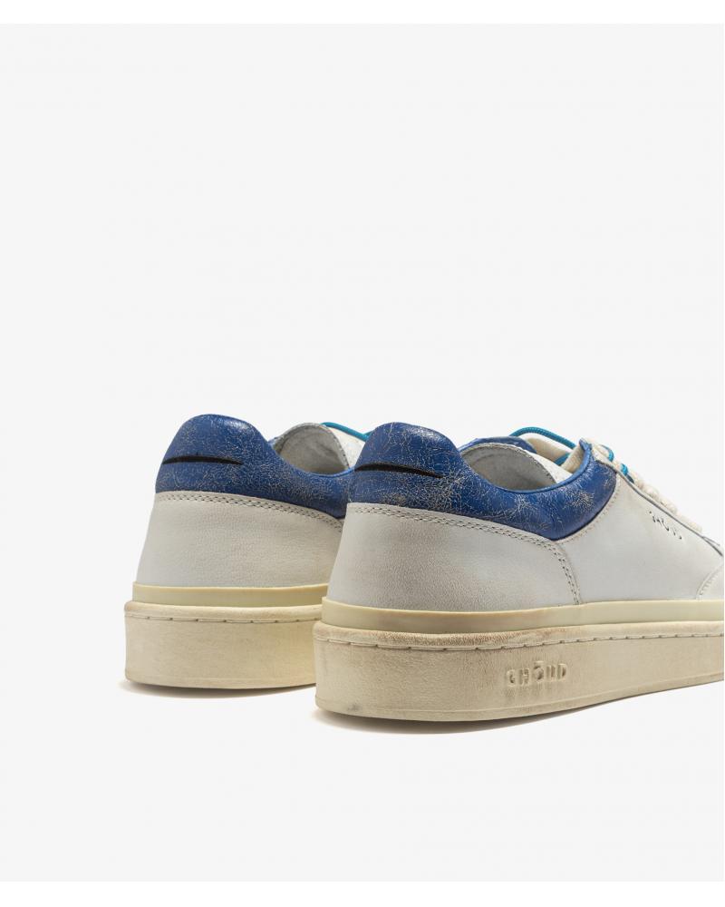 BASKET  GHOUD PADS SC01 BRUSHED  BLANC/BLEU