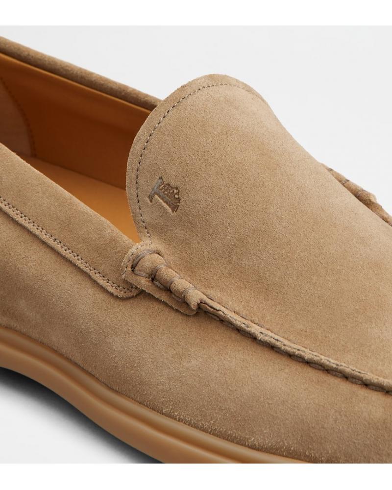 MOCASSIN PANTOFOLA GOMMA BEIGE