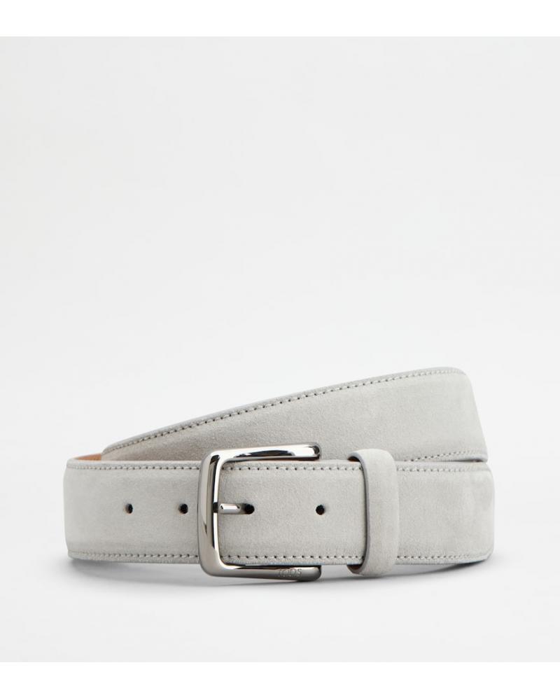 CEINTURE TOD'S ETC 413 VELOURS GRIS