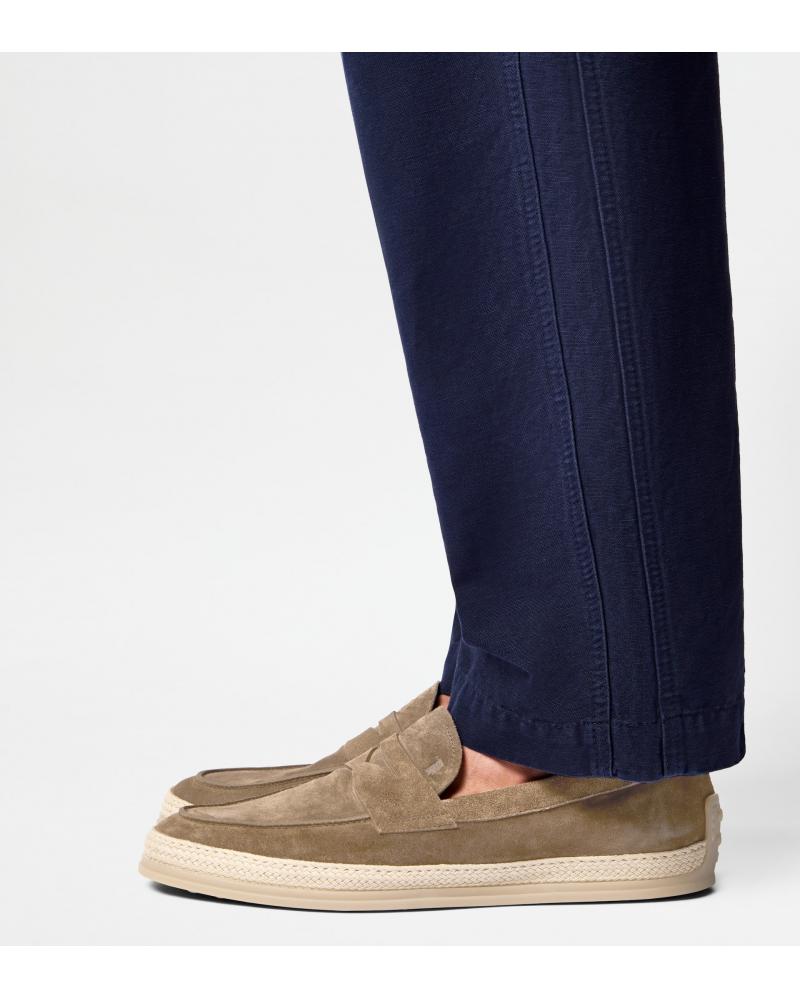 MOCASSIN TOD'S CUIR VELOURS BEIGE