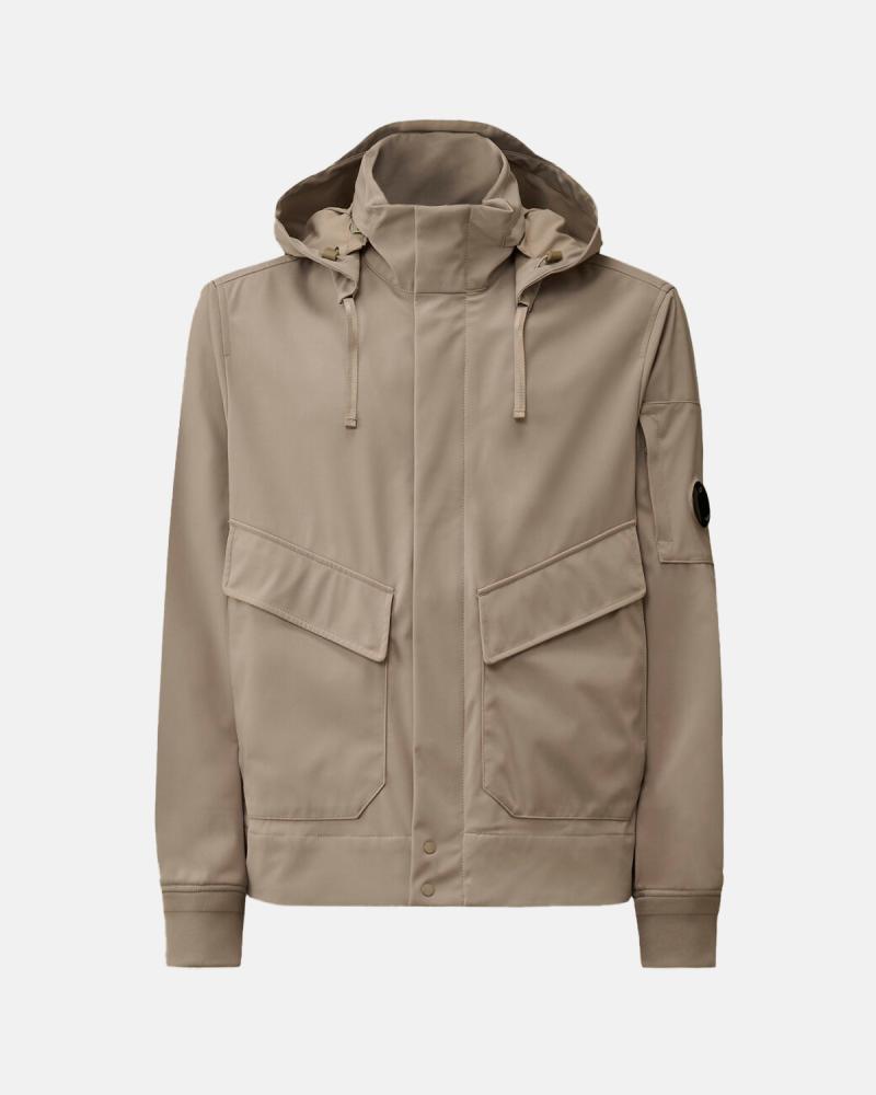 BLOUSON CP.COMPANY SHELL-R HOODED  W001A 904 GRIS CLAIR