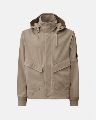 BLOUSON CP.COMPANY SHELL-R HOODED  W001A 904 GRIS CLAIR