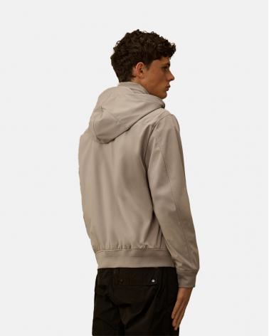 BLOUSON CP.COMPANY SHELL-R HOODED  W001A 904 GRIS CLAIR