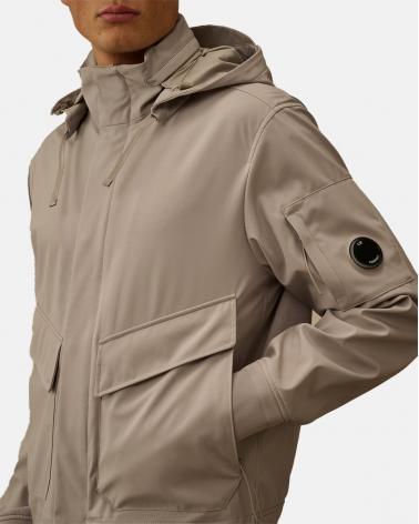 BLOUSON CP.COMPANY SHELL-R HOODED  W001A 904 GRIS CLAIR