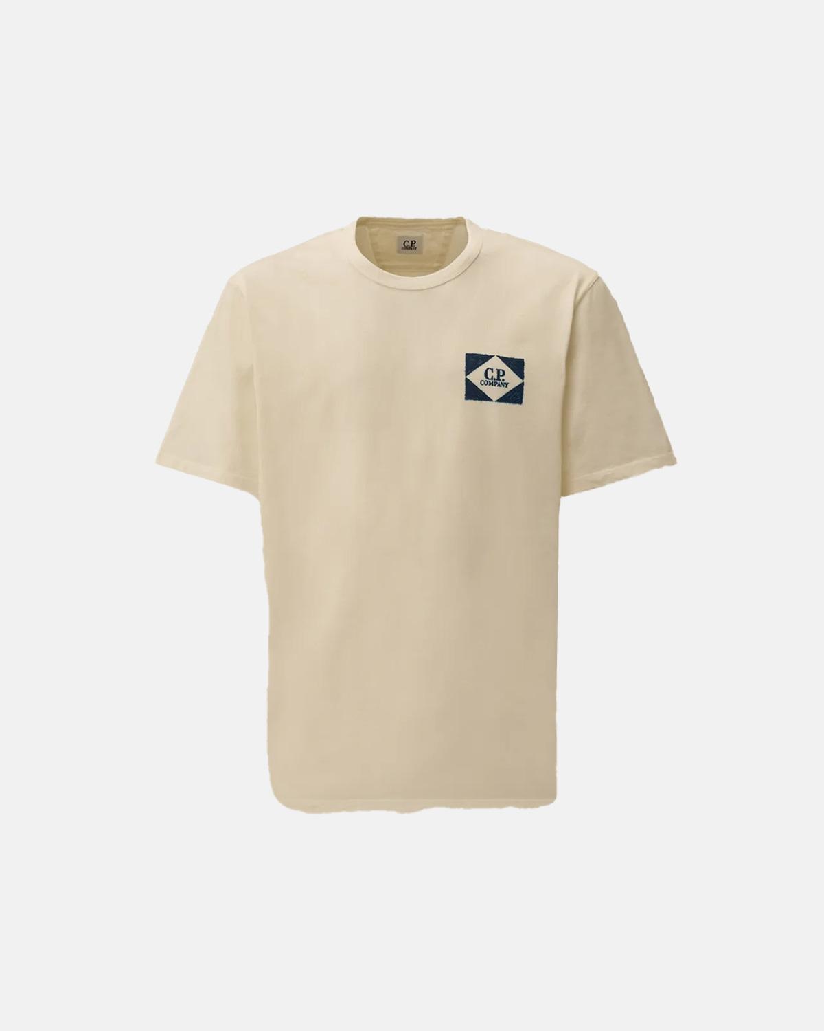 TEE SHIRT CP.COMPANY TS267A 103 BLANC