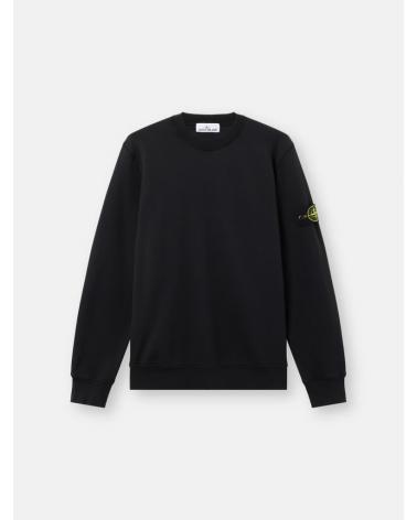 SWEAT STONE ISLAND 6100060 ORGANIC COTTON FLEECE  610051 NOIR